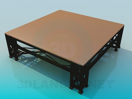 modelo 3D Mesa de centro - escuchar modelo 3D Mesa de centro - escuchar