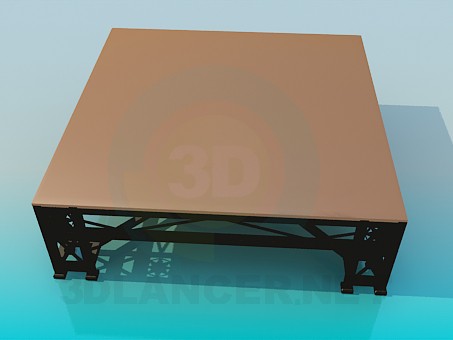 modelo 3D Mesa de centro - escuchar modelo 3D Mesa de centro - escuchar