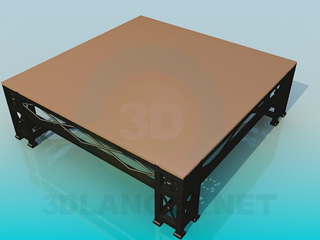 modelo 3D Mesa de centro - escuchar modelo 3D Mesa de centro - escuchar