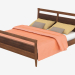 3d model Double bed (cr 14) - preview