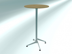 Table pliante SELTZ haute (Ø60 H110 dépliée)