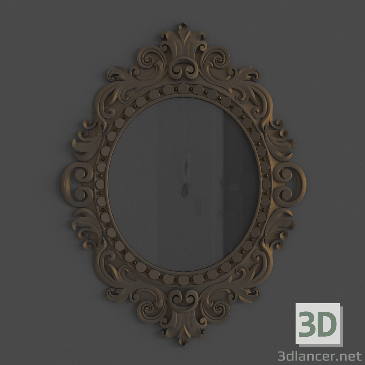Espejo 35 3D modelo Compro - render