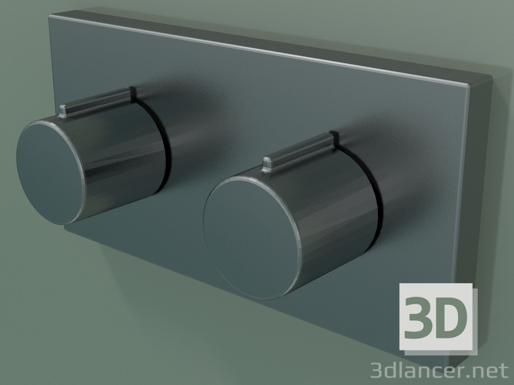 modèle 3D Mitigeur d'eau thermostatique avec régulateur de débit (36325980-99) - preview