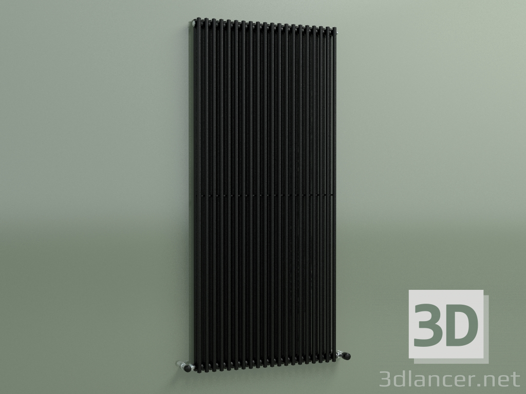 Modelo 3d Radiador vertical ARPA 2 (1520 20EL, preto) - preview