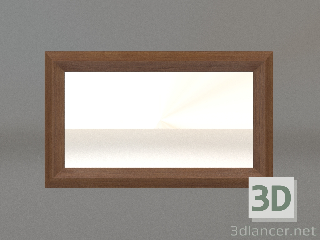 modello 3D Specchio ZL 06 (750x450, legno marrone chiaro) - anteprima