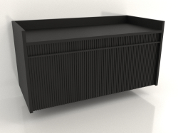 Mueble de pared TM 11 (1065x500x540, madera negro)