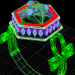 anillo piramis 3D modelo Compro - render