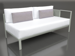 Módulo de sofá, seção 1 direita (cinza cimento)