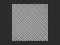 Gypsum 3D panel Consul-4 diagonal