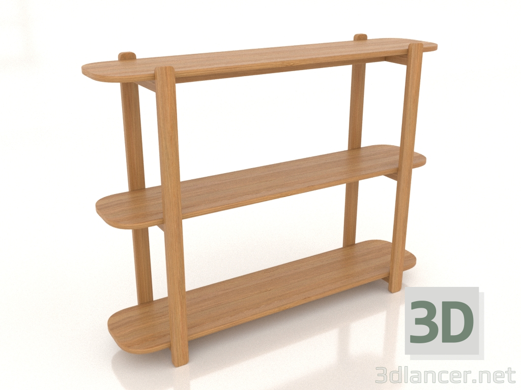 3d model Consola 1200 mm (roble natural) - vista previa