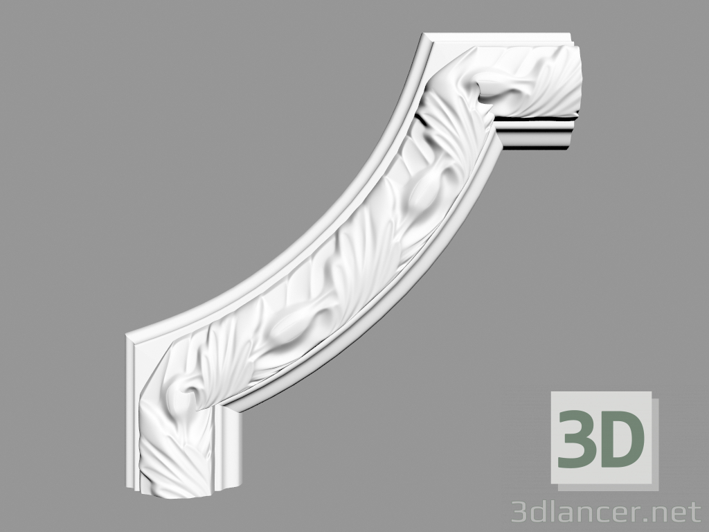modèle 3D Angle (MDU8) - preview