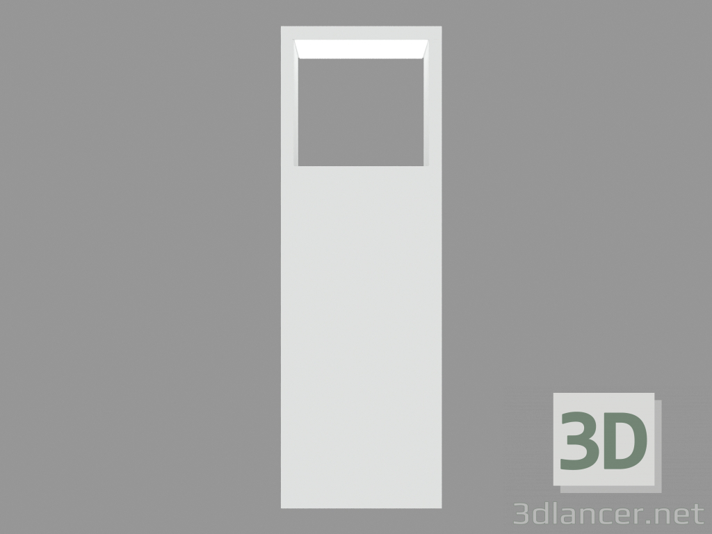 modèle 3D Lampadaire MICROCOOL SQUARE BOLLARD (S7287W) - preview