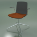 3D Modell Stuhl 5906 (4 Beine, mit Sitzkissen, drehbar, Polypropylen, mit Armlehnen) - Vorschau