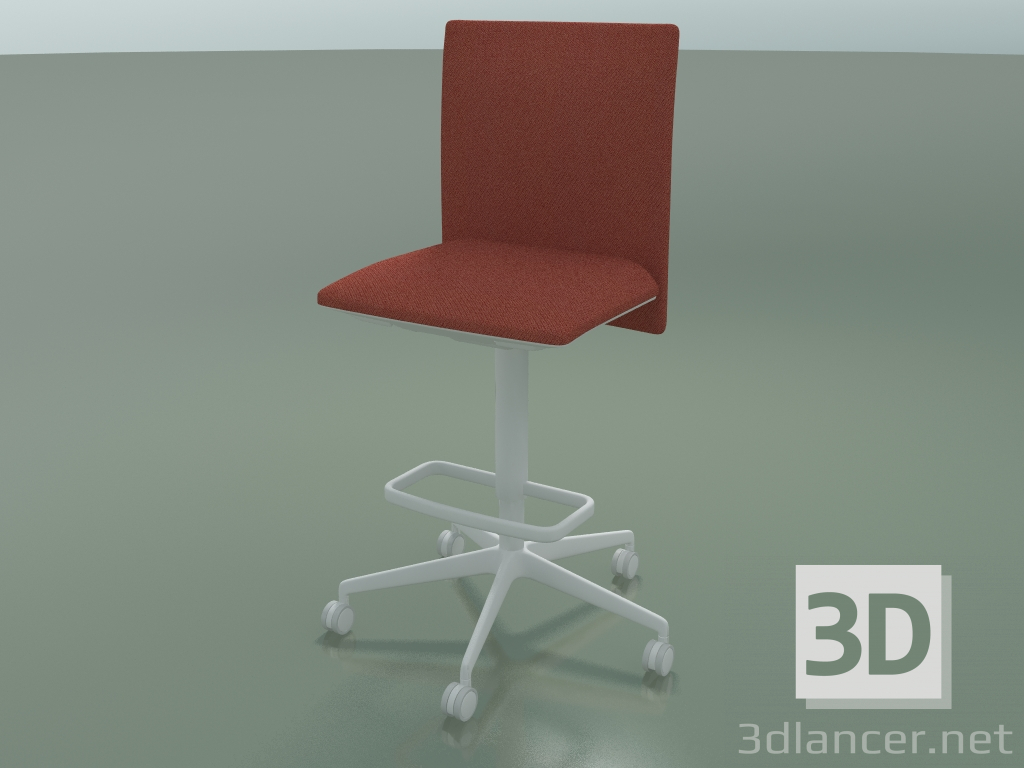 3d model Stool 6505 (5 wheels, with removable upholstery, V12) - preview