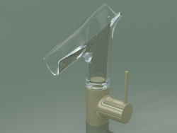 Mezclador monomando de lavabo 140 con caño de vidrio (12116990)