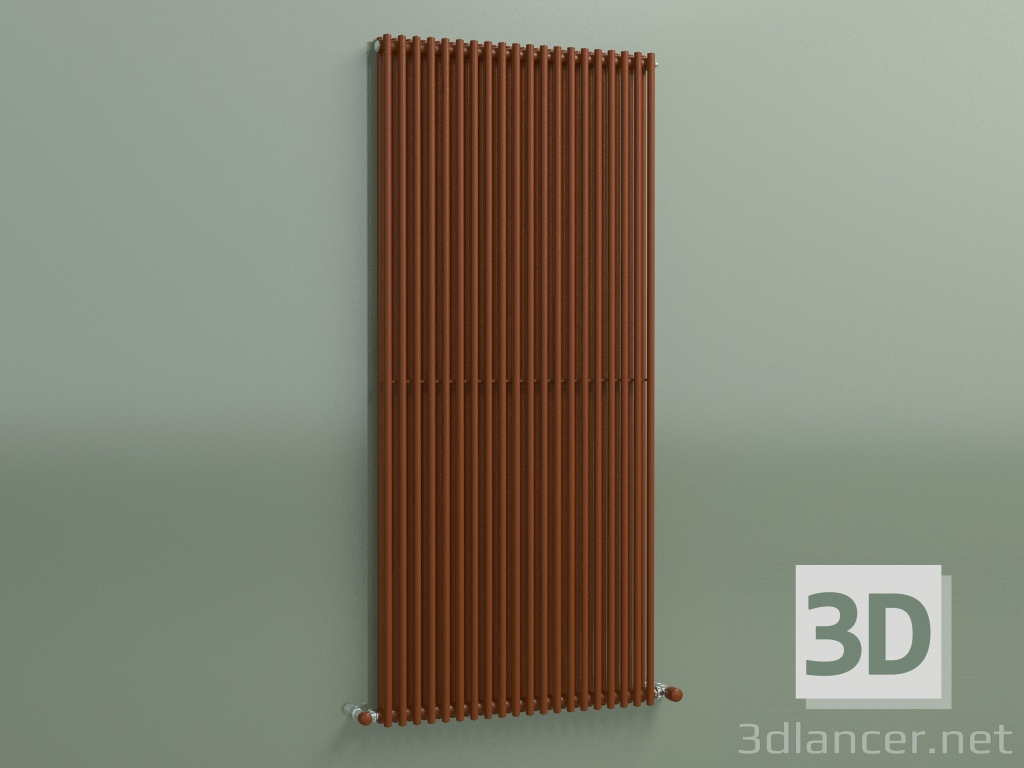 3D modeli Dikey radyatör ARPA 2 (1520 20EL, Kahverengi pas) - önizleme