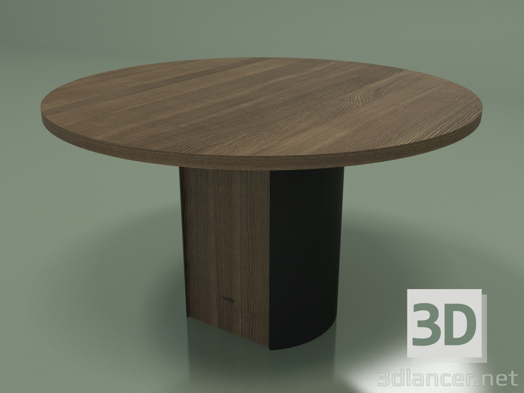 3D modeli Yemek masası yuvarlak Kapak - önizleme