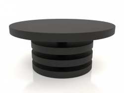 कॉफी टेबल जेटी 04 (डी = 800x350, लकड़ी का काला)