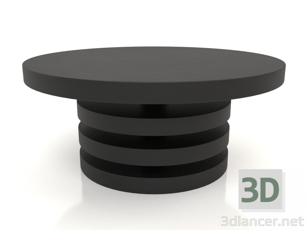 3 डी मॉडल कॉफी टेबल जेटी 04 (डी = 800x350, लकड़ी का काला) - पूर्वावलोकन