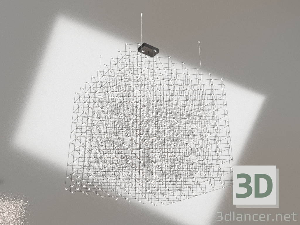 3d model Pendant lamp MANTA CUBE - preview