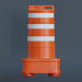 3d \Barrel cone model buy - render
