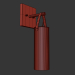 Lámpara de pared CAPSULE de Romatti 3D modelo Compro - render