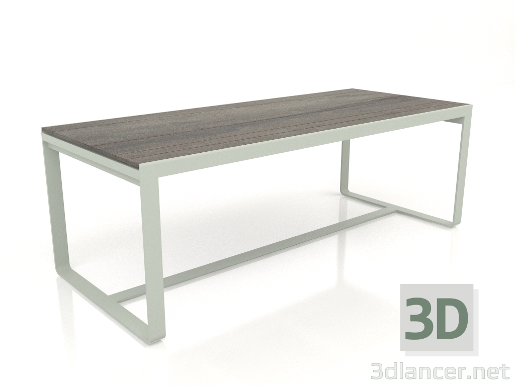 modello 3D Tavolo da pranzo 210 (DEKTON Radium, Grigio cemento) - anteprima