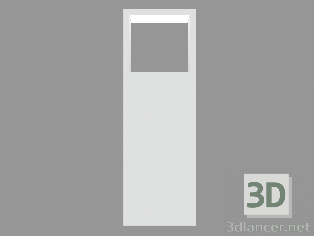 3D modeli Mini yazı lambası MINICOOL SQUARE BOLLARD (S7286W) - önizleme