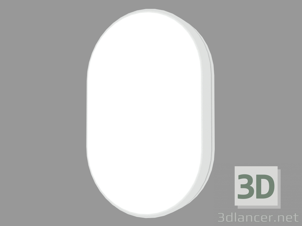 3d model Lámpara de pared VEDO OVAL CON ANILLO (S6709) - vista previa