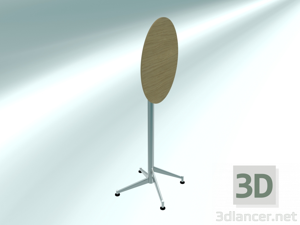 3D modeli Katlanır masa sehpası SELTZ yüksek (Ø60 H110 katlanmış) - önizleme