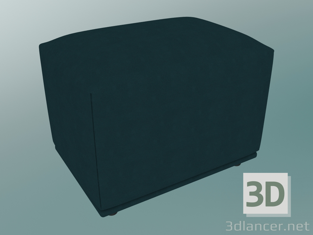 modèle 3D Pouf Echo (38x52 cm, Forest Nap 992) - preview
