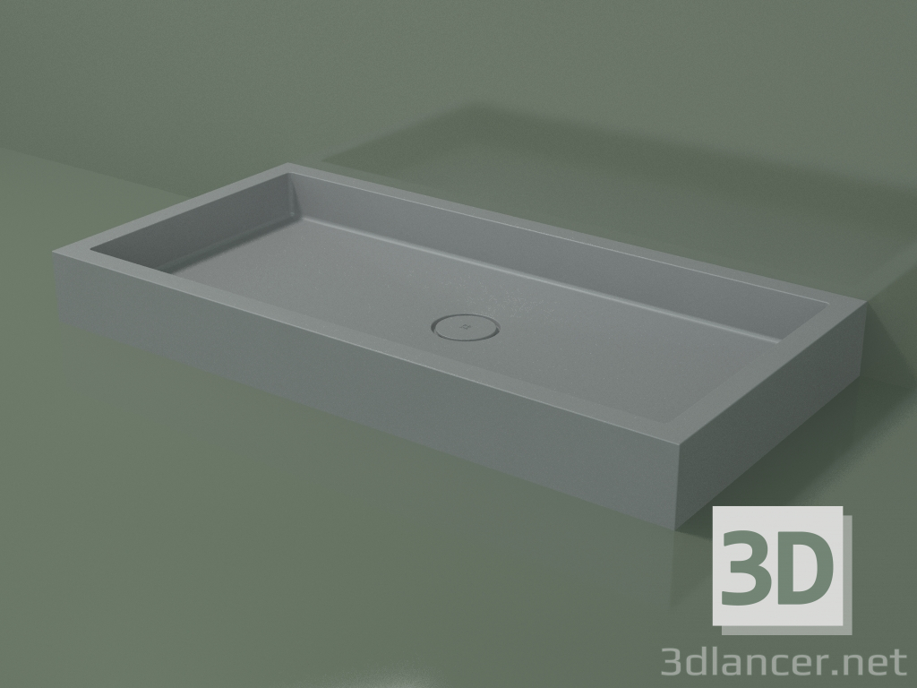 modèle 3D Receveur de douche Alto (30UA0112, Silver Grey C35, 140x70 cm) - preview