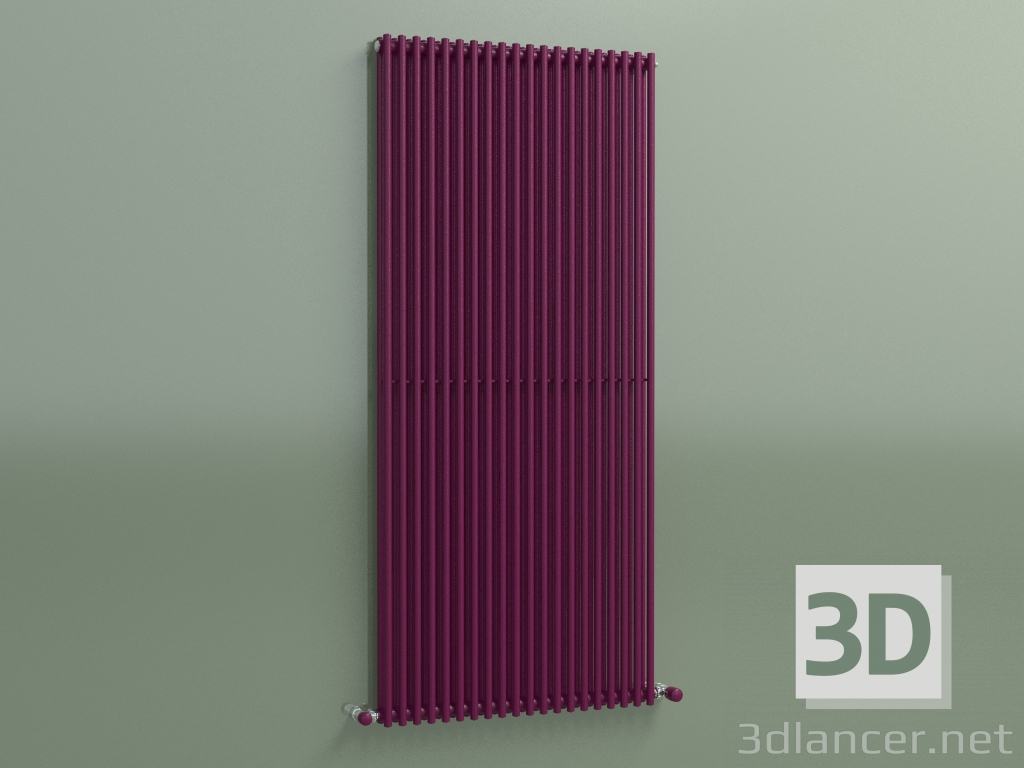 3D modeli Radyatör dikey ARPA 2 (1520 20EL, Purple trafic) - önizleme