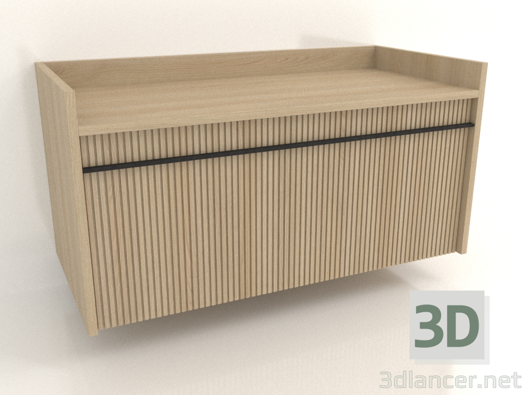 3 डी मॉडल दीवार कैबिनेट टीएम 11 (1065x500x540, लकड़ी सफेद) - पूर्वावलोकन