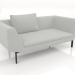 3D Modell 2-Sitzer-Sofa (Metallbeine) - Vorschau