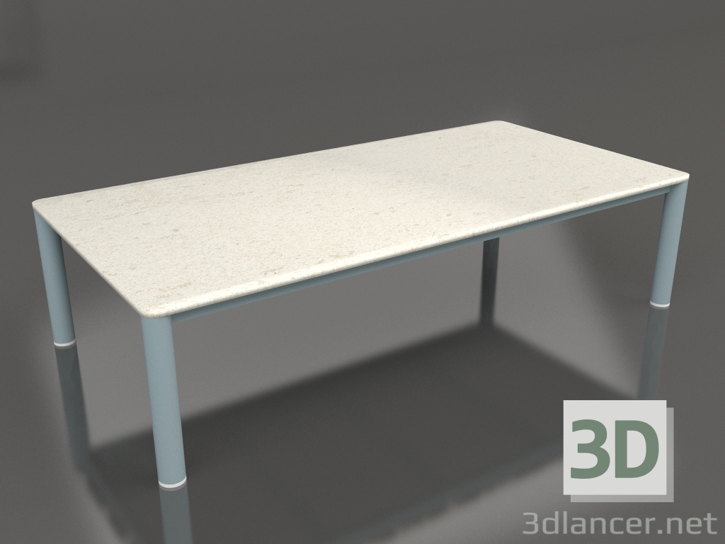 modello 3D Tavolino 70×140 (Grigio blu, DEKTON Danae) - anteprima