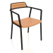 3d model Chair VIPP451 (leather, ocher) - preview