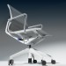 3d Кресло офисное (Physix Chaise Pivotante Vitra) модель купить - ракурс