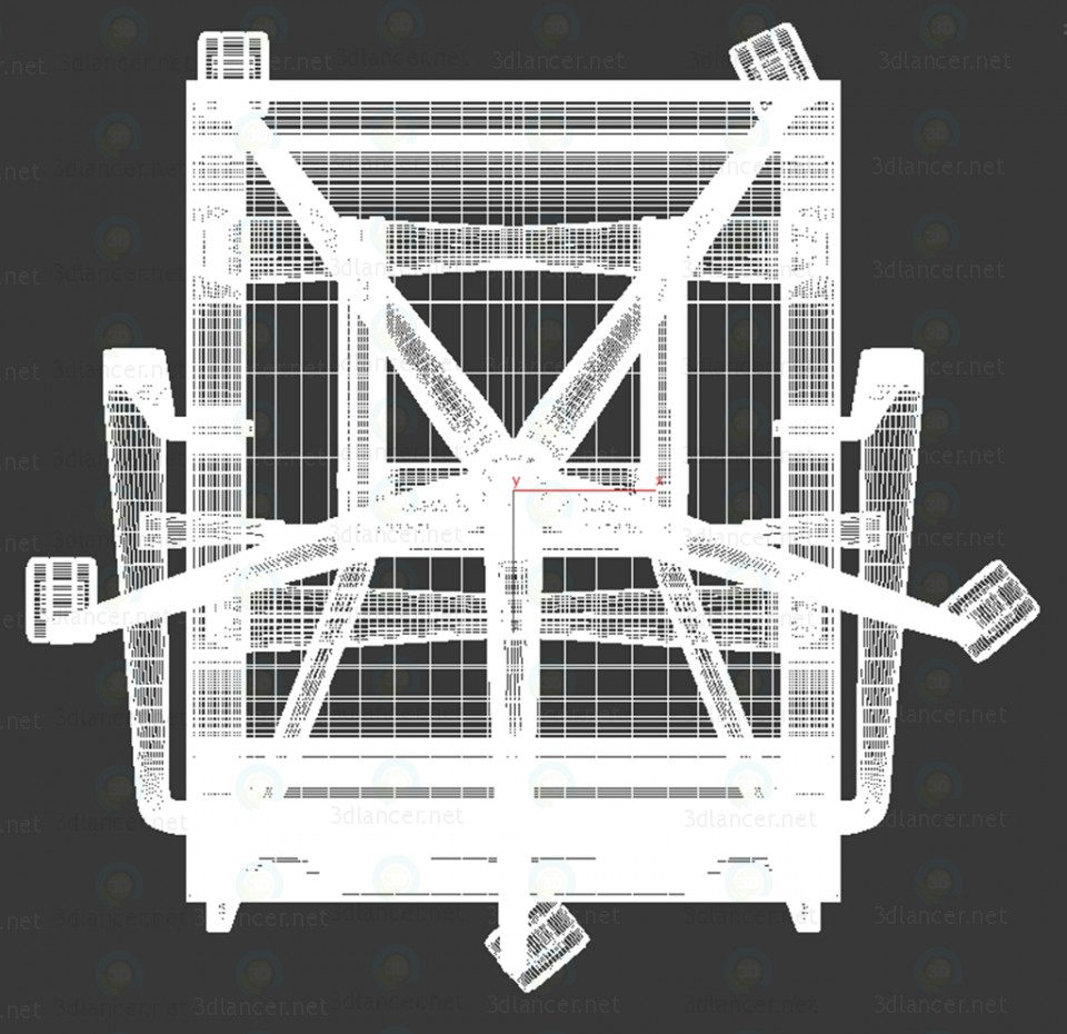 3d Крісло офісне (Physix Chaise Pivotante Vitra) модель купити - зображення 3d Крісло офісне (Physix Chaise Pivotante Vitra) модель купити - зображення