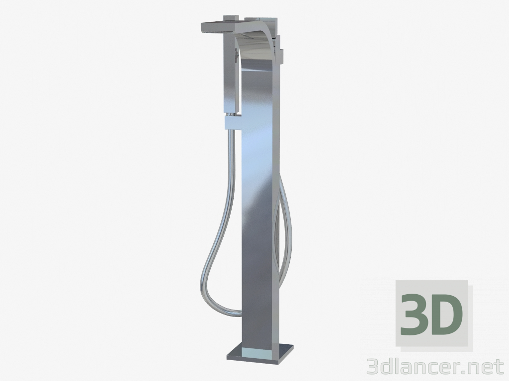 3d model Stand-alone bathroom mixer with spout and hand shower Si (SI2085) - preview