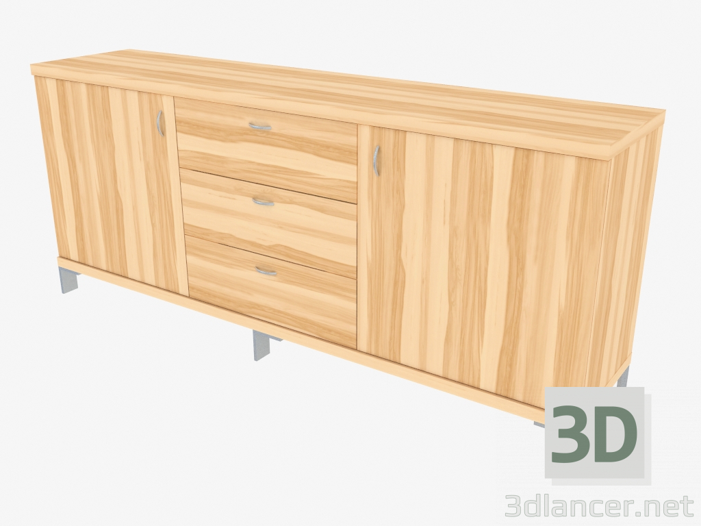 3d model Three-section buffet (150-27-1) - preview
