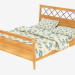 3d модель Кровать двуспальная в классическом стиле – превью