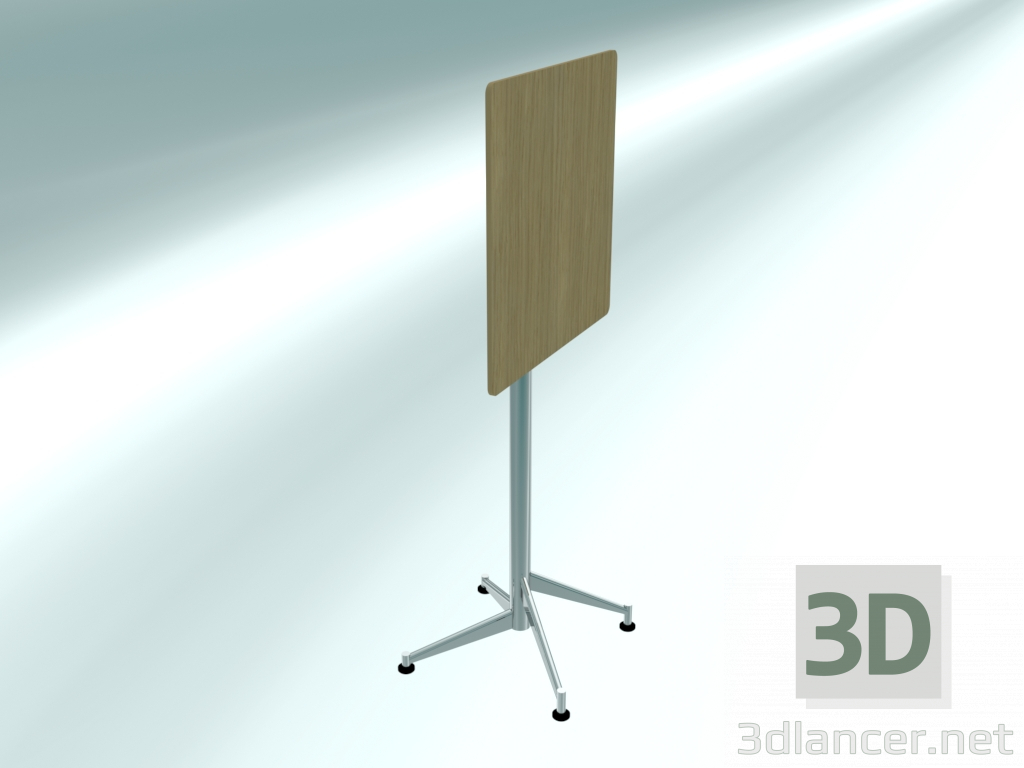 3D modeli Katlanır masa sehpaları SELTZ yüksek (60X60 H110 katlanmış) - önizleme