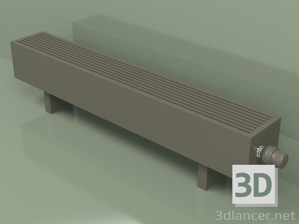 modello 3D Convettore - Aura Basic (140x1000x146, RAL 7013) - anteprima
