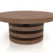 modèle 3D Table basse JT 04 (D=800x350, bois brun clair) - preview