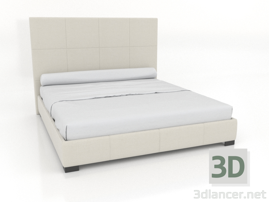 modèle 3D Lit double FIONA - preview