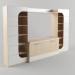 3d model Wall unit in the living room 3 - preview