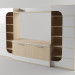 3d model Wall unit in the living room 3 - preview