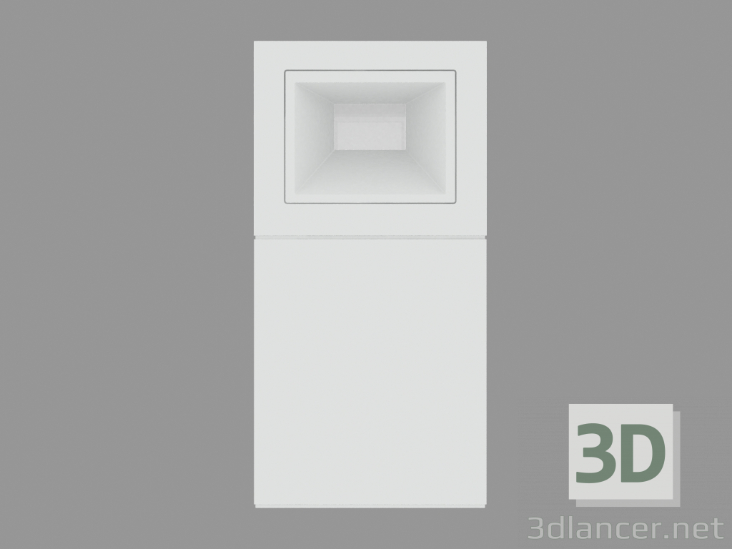 3D modeli Kolon lambası CUBIKS 4 WINDOWS 35 cm (S5334W) - önizleme