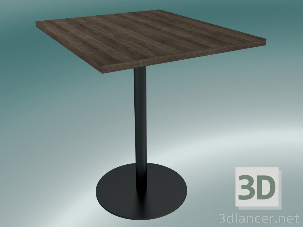 modèle 3D Table à manger Nærvær (NA10, 60х70cm, H74cm, Chêne huilé fumé) - preview